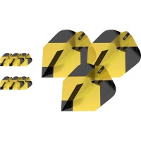 Masquedardos Plumas Target Tag Black Yellow (3 Sets) Ten-x Shape Mini 337790