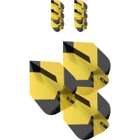 Masquedardos Plumas Target Tag Black Yellow (3 Sets) Ten-x Shape Mini 337790