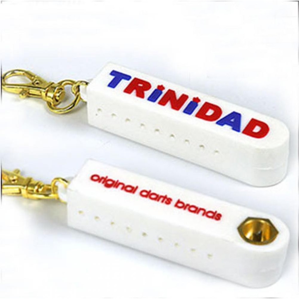 Masquedardos Držiak na hrot Trinidad Odstraňovač Jednoduché Logo Biele