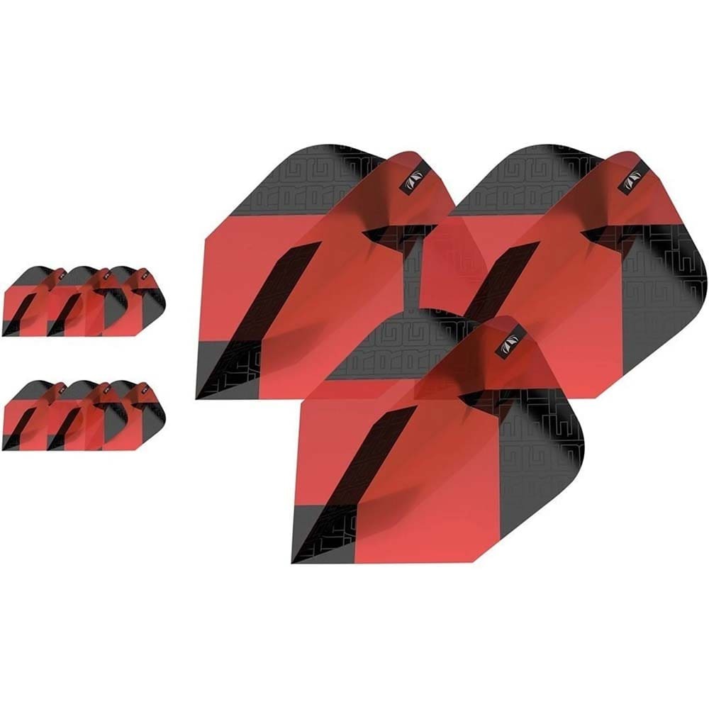 Masquedardos Plumas Target Tag Black Red (3 Sets) Ten X 337850