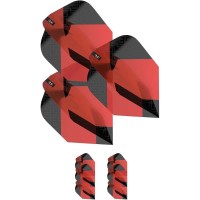 Masquedardos Plumas Target Tag Black Red (3 Sets) Ten X 337850