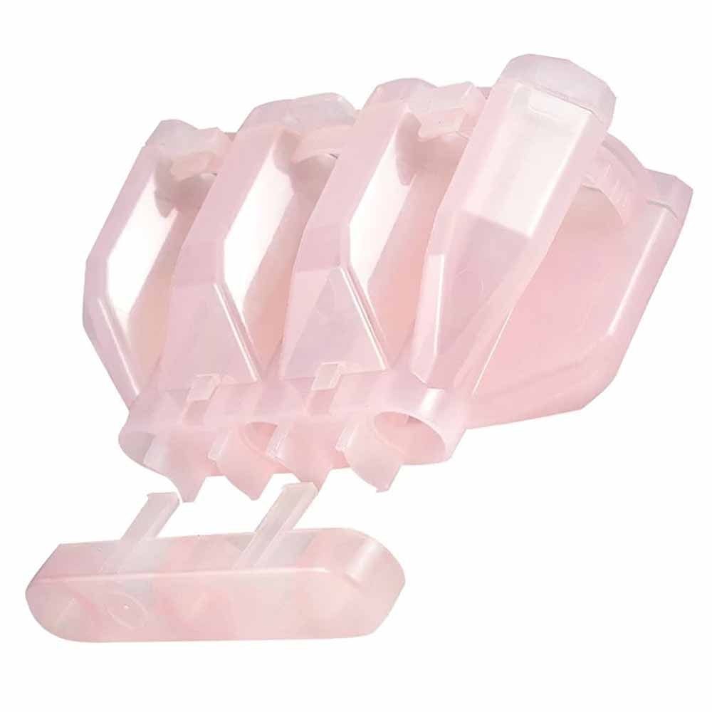 Masquedardos Caja Plumas Fit Flight Cosmo Darts Case 2.5 Air Clear Pink