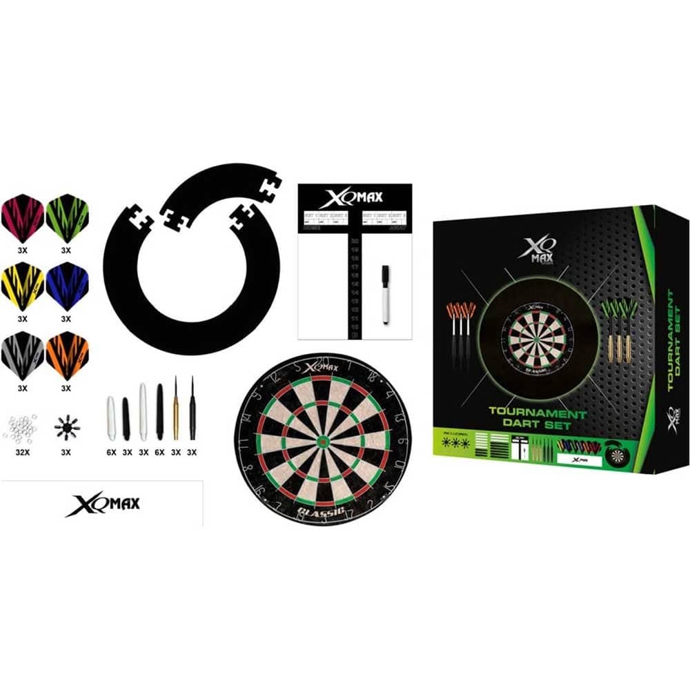 Masquedardos Pack Diana Xqmax Tournment Dart Set Black Qd7005380