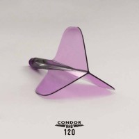 Masquedardos Plumas Condor Axe Standard 120 Ginja Morado S 18.0mm 3 Uds.