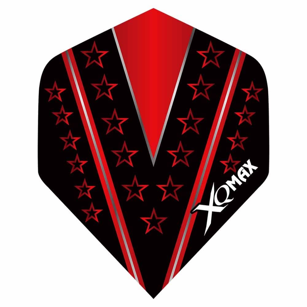 Masquedardos Plumas Flights Xqmax Pet Darts Standard Red Star Qd8201260