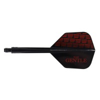 Masquedardos Plumas Condor Axe Shape The Gentle Black L 33.5mm 3 Uds.