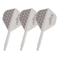 Masquedardos Plumas Condor Axe Standard The Gentle White M 27.5mm 3 Uds.