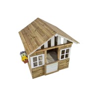 Masquedardos Casita Infantil De Madera Masgames Lollipop Blanca Ma800527