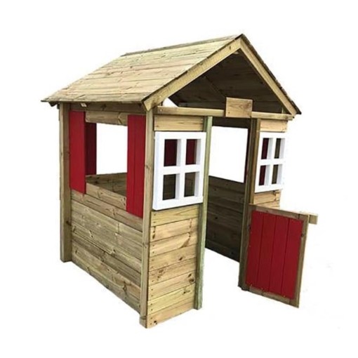 Masquedardos Casita Infantil De Madera Masgames Fresita Xl Ma800550