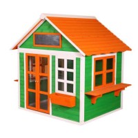 Masquedardos Casita Infantil De Madera Masgames Flam Ma800585