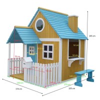 Masquedardos Casita Infantil De Madera Masgames Olden Ma800590