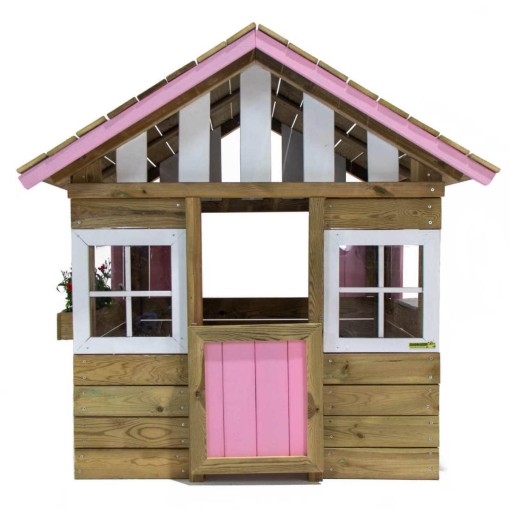 Masquedardos Casita Infantil De Madera Masgames Lollipop Rosa Ma800521