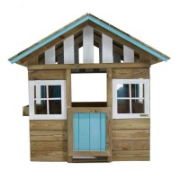 Masquedardos Casita Infantil De Madera Masgames Lollipop Azul Ma800525