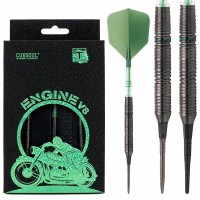 Masquedardos Dardos Cuesoul Engine V8 Green Hope Soft Tip Steel Tip 90% 20g Csop-90m20k26