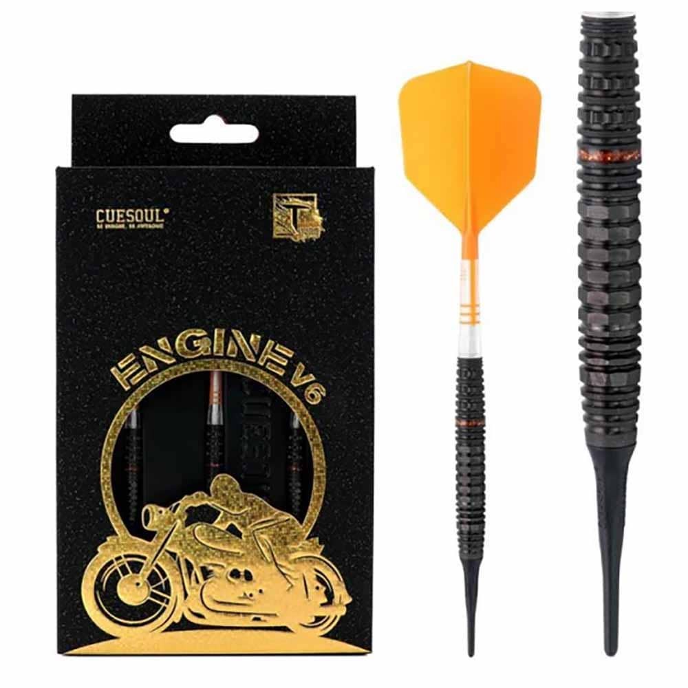 Masquedardos Dardos Cuesoul Engine V6 Orange Hope Soft Tip 90% 20g Csop-90r20k24