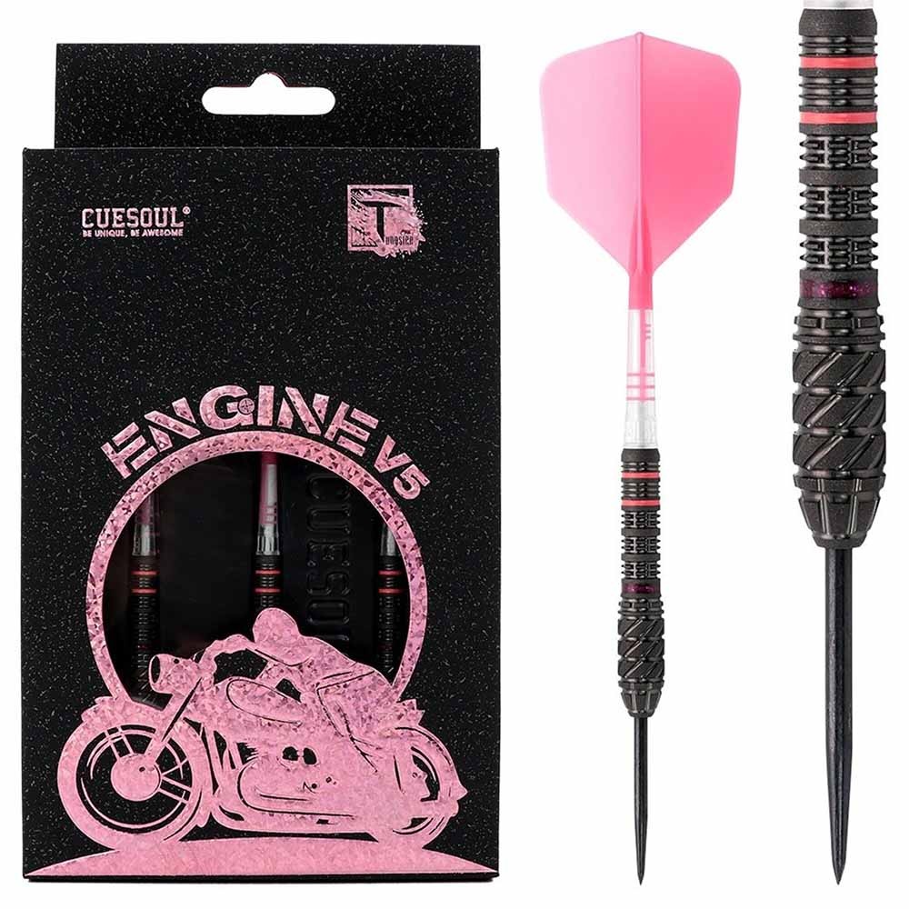 Masquedardos Šipkový Cuesoul Engine V5 Pink Hope Steel Tip 90% 23g Cso-90y23k23