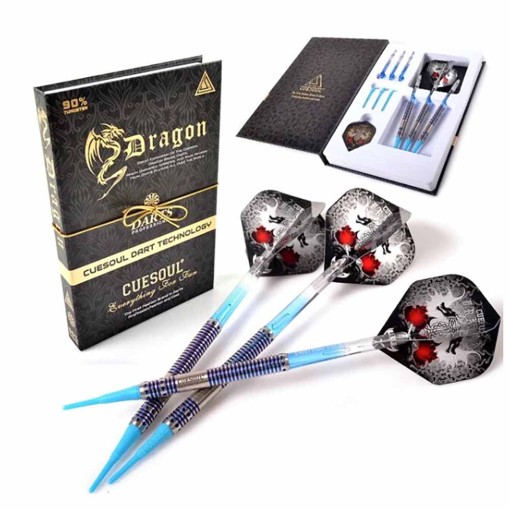 Masquedardos Dardos Cuesoul Darts Dragon Blue 90% 18g