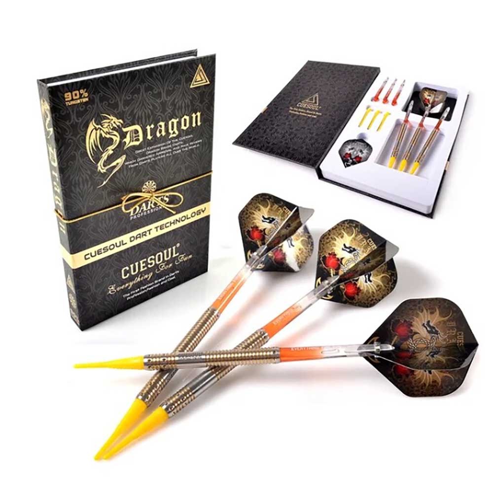 Masquedardos Dardos Cuesoul Darts Dragon Gold 90% 18g