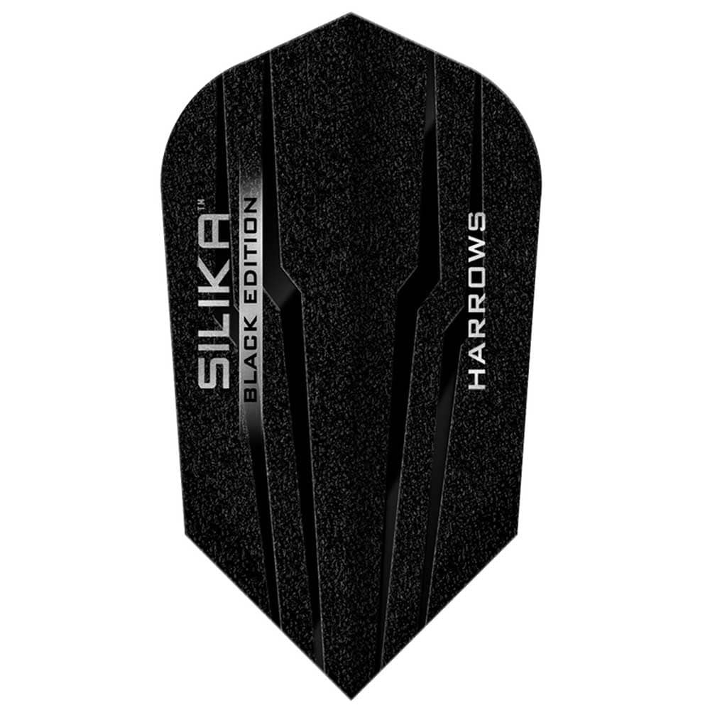 Masquedardos Plumas Harrows Darts Flights Slim Silika Black   Hf5183