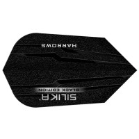 Masquedardos Plumas Harrows Darts Flights Slim Silika Black   Hf5183