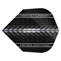 Masquedardos Plumas Harrows Darts Flights Supergrip Black