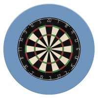 Masquedardos Surround Designa Dartboard nehéz Duty Plain Blue Su049-azul