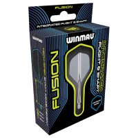 Masquedardos Plumas Winmau Darts Fusion Grey Short 22-64mm 8779