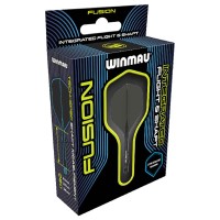 Masquedardos Plumas Winmau Darts Fusion Black Medium 34-76mm