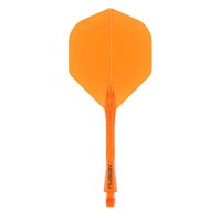 Masquedardos Plumas Winmau Darts Fusion Orange Intbetween 28-70mm 8782