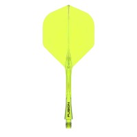 Masquedardos Plumas Winmau Darts Fusion Yellow Intbetween 28-70mm 8781