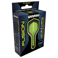 Masquedardos Plumas Winmau Darts Fusion Yellow Intbetween 28-70mm 8781