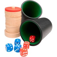 Masquedardos Schocken Philos Dice Cups Chips 7105.602