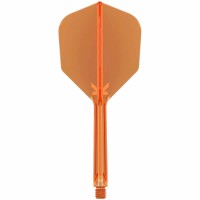 Masquedardos Plumas Target K-flex No.6 Shape Neon Orange Medium  410045