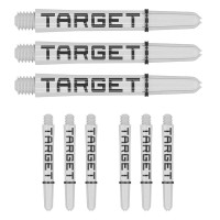 Masquedardos Cañas Target Pro Grip Shaft Tag Med 3 Sets Blanco Negro (48mm) 380352