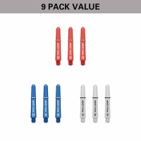 Masquedardos Cañas Target Pro Grip Shaft Med 3 Sets Rojo-azul-blanco (48mm) 380391