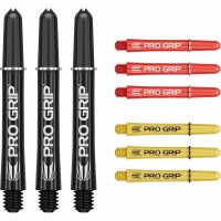 Masquedardos Célpro Grip Shaft Int 3 Sets fekete fehér-sárga (41 mm) 380386