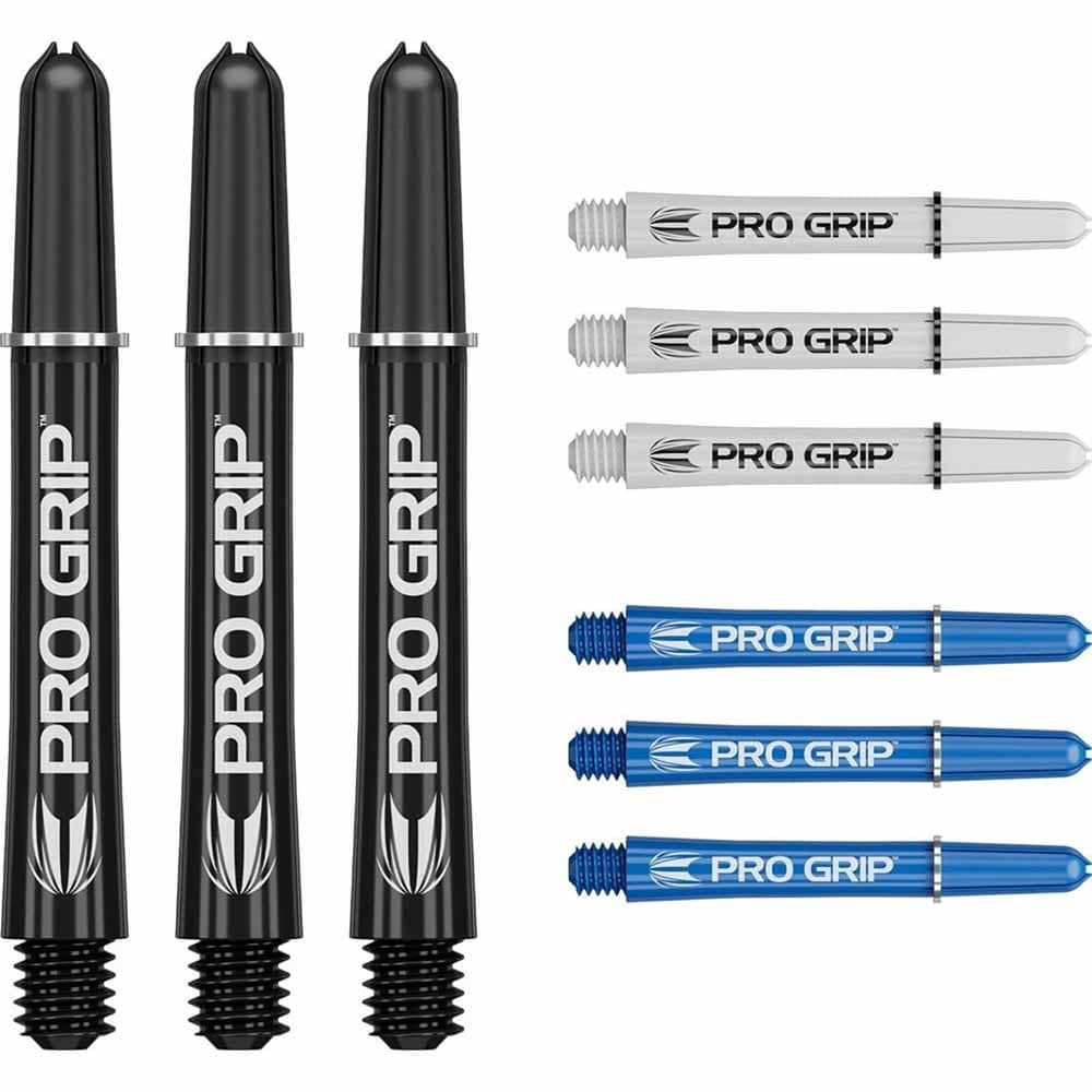 Masquedardos Cañas Target Pro Grip Shaft Short 3 Sets Negro-blanco-azul (34mm) 380381