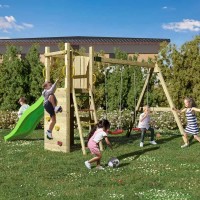 Masquedardos Parcul pentru copii Grădină Tocană pentru copii Swing dublu Călătorie Funny-3 Ds S-04430-pk-xg-1