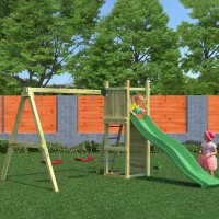 Masquedardos Parcul pentru copii Grădină Tocană pentru copii Swing dublu Călătorie Funny-3 Ds S-04430-pk-xg-1