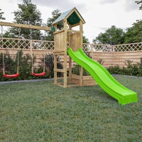 Masquedardos Fungoo Green Space Wood Garden Parque infantil com jardins, Tobogán e Columpios S-08860-p-k-xg-1