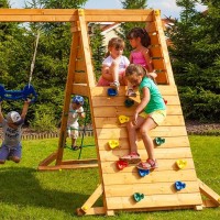 Masquedardos Fungoo Climbing Star 4 Wooden Children's Park Tobogan, Arenero és Trepador S-08740-p-k-xg- 1