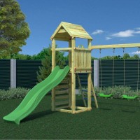 Masquedardos Fungoo Gaia T2s Parque Infantil De Jardín De Madera S-04730-p-k-xg-1