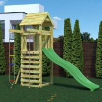 Masquedardos Fungoo Gaia Tl Parcul pentru copii Grădina de lemn cu tobogan S-04740-p-k-xg-1