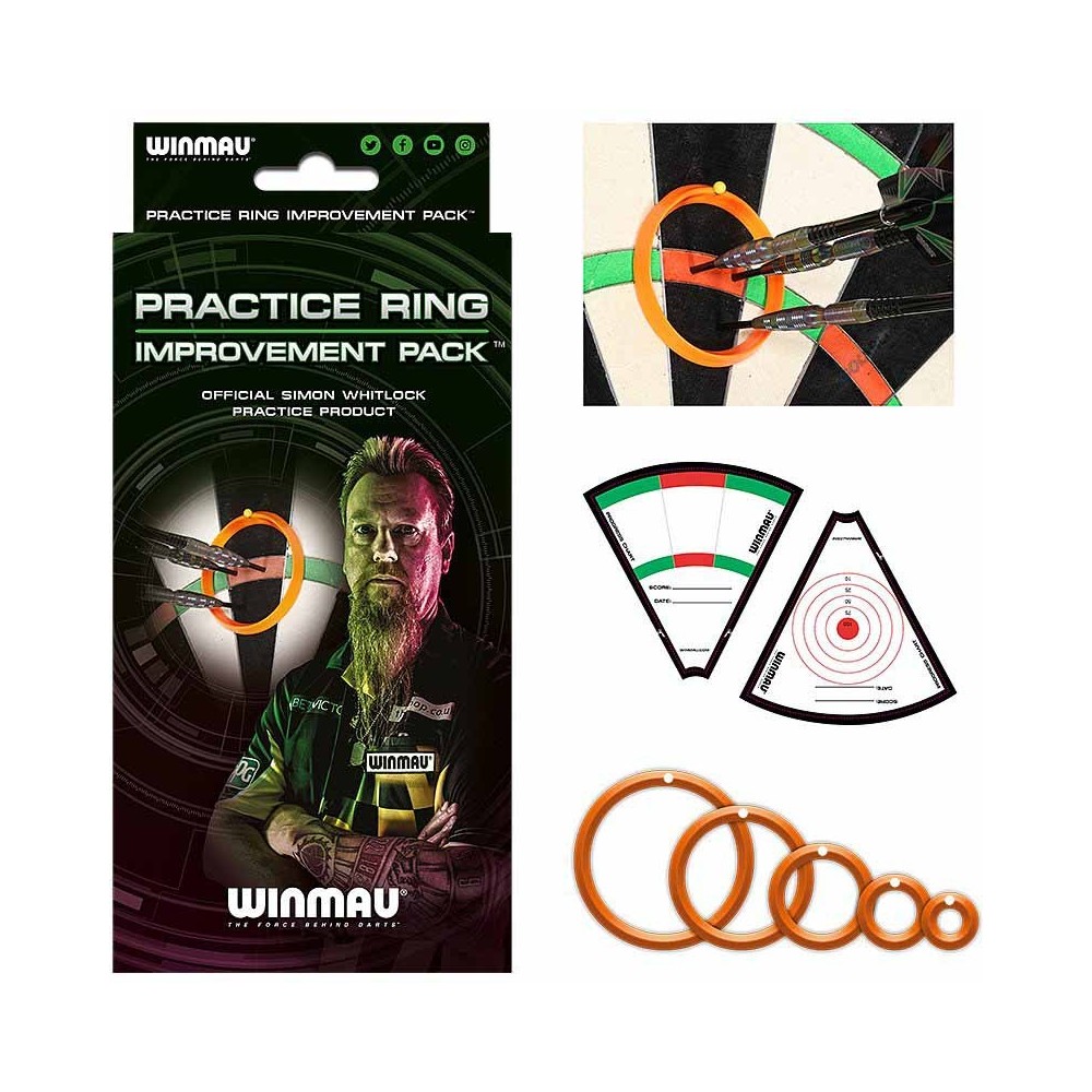 Masquedardos Anello da allenamento Simon Whitlock Darts Training Rings 8415.