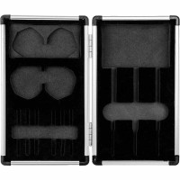 Masquedardos Fundaţia Darts Bulls Aluma Negru Dart Case Bu-66394