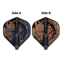 Masquedardos Plumas Fit Flight Samurai Skull B Negro Standard