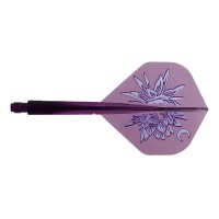 Masquedardos Plumas Condor Axe Gekkabijin Standard Morada S 21.5mm 3 Uds.