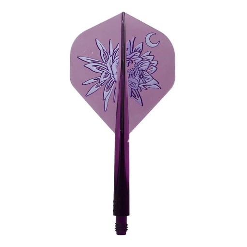 Masquedardos Plumas Condor Axe Gekkabijin Standard Morado M 27.5mm 3 Uds.