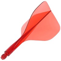 Masquedardos Plumas Condor Axe Small 120 Rojo L 30.0mm 3 Uds.