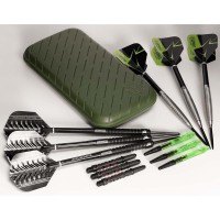 Masquedardos Funda Harrows Darts Slim Case Verde